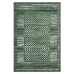 Indoor Modern Geometric Bordered Large Living Room Rugs, Washable Non Slip Throw Carpet for Bedroom, Soft Stain Resistant Floor Cover for Dining Room - 1 of 4