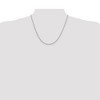 Black Bow Jewelry 2.75mm Sterling Silver Solid Oval Rolo Chain Necklace - 2 of 4
