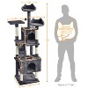 Yaheetech 72inch Multi Level Cat Tree Cat Tower - image 3 of 4