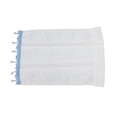 Unique Bargains Kitchen Curtains Short Kitchen Curtains with Eyelets 29.92"L x 23.62"W White