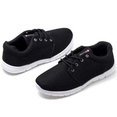 Мужские Alpine Swiss Kilian Men's Walking Shoes | Breathable Mesh Running Shoes | Lightweight Fashion Sneakers | Athletic Tennis Trainers BLK 11 — фото 6