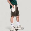 Anna-Kaci Active Men's Colorblock Drawstring Waist Relaxed Fit Casual Shorts with Side Pockets - 3 of 4