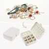 Unique Bargains Small Portable PU Leather Travel Jewelry Box - 2 of 4