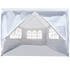 10'x10' Party Tent, Commercial Gazebo Tent With 4 Removable Walls, Windows, Zipper Door, Portable Canopy Tent - 2 of 4