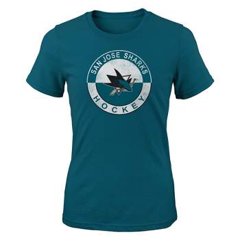 NHL San Jose Sharks Girls' Crew Neck T-Shirt