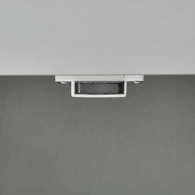 Savannah Gray Shaker-Style Wall Cabinet with Chrome Hardware