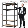 Yaheetech 71in 5-Tier Metal Storage Rack 5 Adjustable Shelves Boltless Shelving - 3 of 4