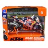 KTM RC16 Motorcycle #33 Brad Binder MotoGP "Red Bull KTM Factory Racing" 1/12 Diecast Model by New Ray - 3 of 3