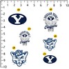 Brigham Young University Basketball Sports 50ct Vinyl Large Deluxe Stickers Variety Pack - 2 of 4