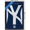 Trends International MLB New York Yankees - Logo 25 Framed Wall Poster Prints - 3 of 4