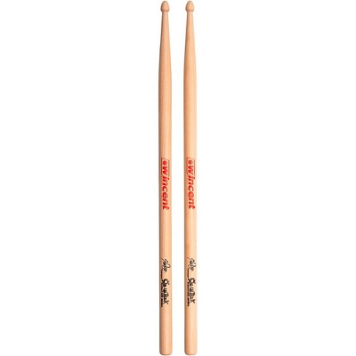 Wincent Tomoya Hickory Drum Sticks, White (Pair)