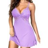 Avidlove Women Lingerie Lace Chemise Sleepwear Babydoll Teddy Lingerie - 3 of 4