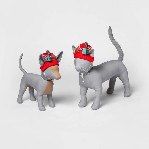 Ski Knit Tassel Dog And Cat Hat - Wondershop™ : Target