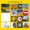 2026 Square Wall Calendar - Danger, Hilarious Road Signs, 16-Month Funny Theme with 180 Stickers (12x12 In) - 4 of 4