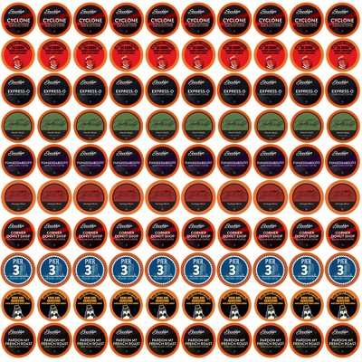 thumbnail image 2 of Two Rivers Coffee Mega Sampler – 100 Ct Variety Coffee Pods, 2.0 Keurig Compatible, Medium Roast, Kosher 2 of 4
