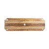 Pieced Rectangle Charcuterie Board Natural Mango Wood by Foreside Home & Garden - 4 of 4