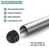 Unique Bargains Spherical Metal Tubing Plastic Hole End Caps for Patio Black - 2 of 4
