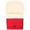 Cover Baby 0-3 Years Scandinavian Organic Wool Adjustable Footmuff in Red - 3 of 4