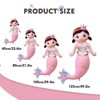 TITQWOP Mermaid Stuffed Animal Plush, Cute Soft Pink Hugging Mermaid Plushies Pillow Toys Kawaii Birthday Gift for for Adults Kids Boys Girls - 4 of 4