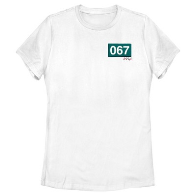 Women's Squid Game 067 Patch T-Shirt