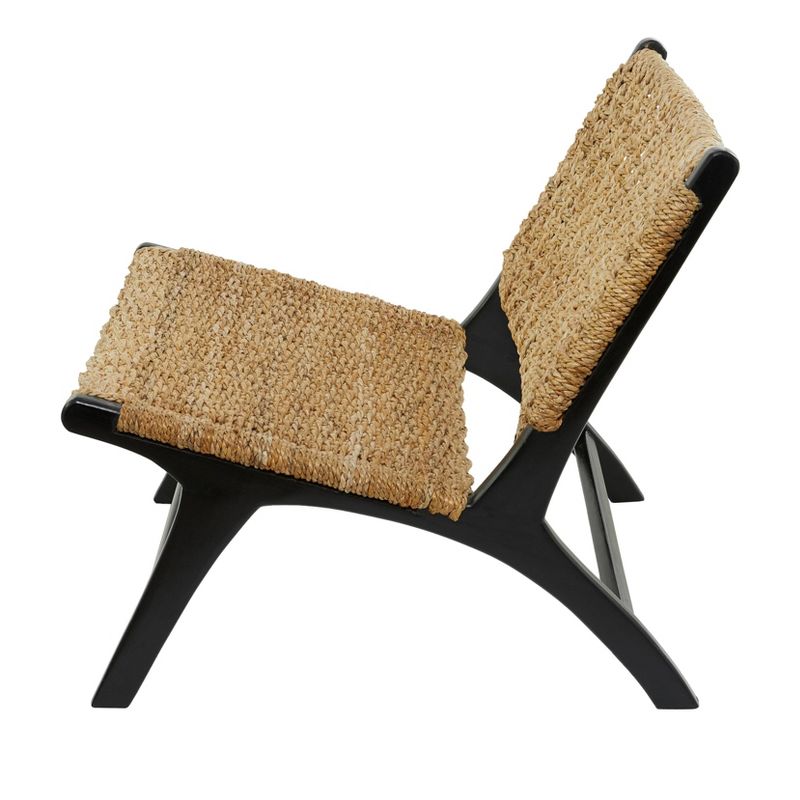 Contemporary Seagrass Woven Accent Chair Brown - Olivia &#38; May, 5 of 6