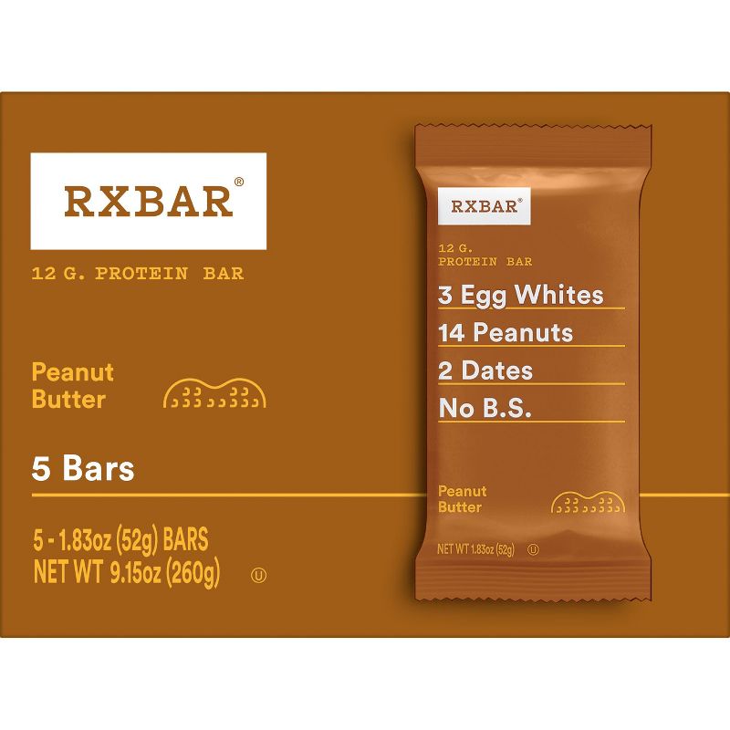 RXBAR Peanut Butter Protein Bars - 5ct/9.15oz, 5 of 6