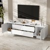 Storage TV Stand for TVs up to 75", TV Console Media Console Minimalist TV Cabinet Media Entertainment Center with 4 Drawers - ModernLuxe - 2 of 4