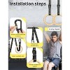 Adjustable Pull Up Rings Set, Wooden Gymnastic Rings for Bodyweight Fitness Training & Home Gym - 2 of 4