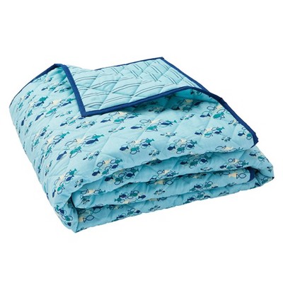 The Lakeside Collection School of Fish Quilt Ensemble - King Quilt