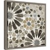 Amanti Art Alhambra Tile II Neutral by Sue Schlabach Framed Canvas Wall Art - 3 of 4