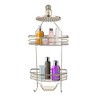 Cameo Hanging Shower Caddy, No Blocking to Shower Head, Rustproof, Shower Organizer with Hooks, Soap Holder - 2 of 4