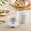 Butter Bell® Crock - Classic White Glossy Ceramic Butter Keeper, French Butter Dish for Soft Spreadable Butter Without Refrigeration - 2 of 4