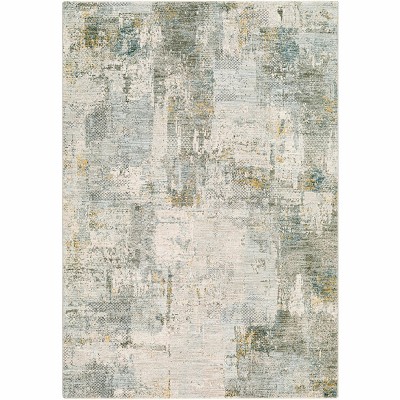 Hauteloom Elina Textured Abstract Rug with Fringes