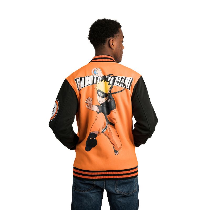 Naruto Adult Unisex Varsity Jacket, 3 of 4