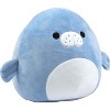 Squishmallows Original 8-Inch Maeve The Manatee - Official Jazwares Plush- Collectible Soft & Squishy Stuffed Animal Toy - Gift for Kids, Girls & Boys - 2 of 4