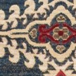 navy blue/ivory