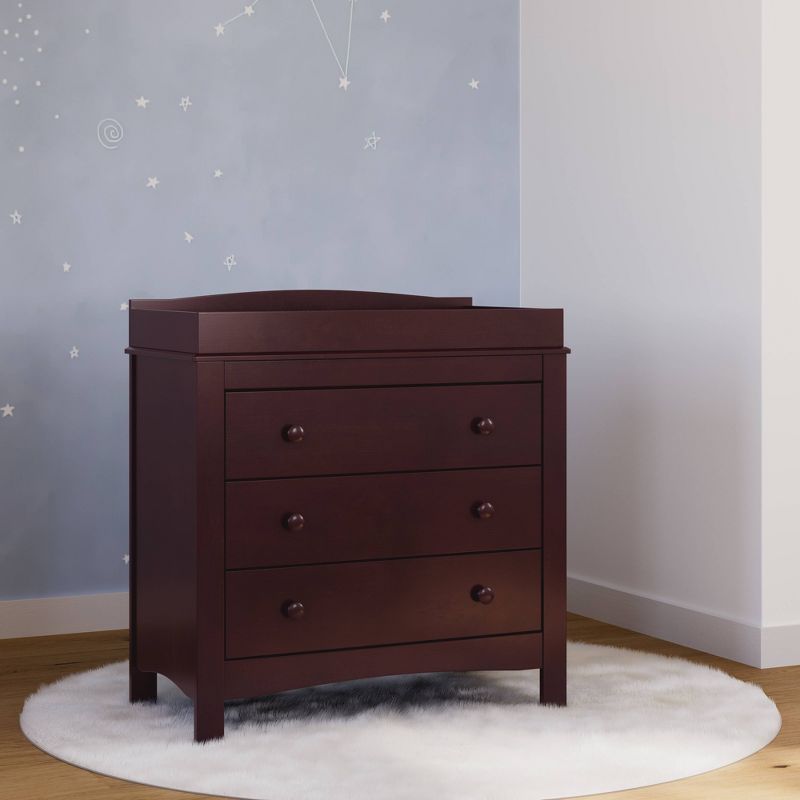 Graco Noah 3 Drawer Dresser with Changing Table Topper and Interlocking Drawers , 3 of 9