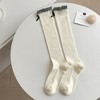 Anna-Kaci Women's 6pcs Knee - High Socks with Bow and Patterned Cuff - 4 of 4