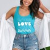 Simply Sage Market Women's Love Summer Stacked Graphic Racerback Tank - 2 of 3