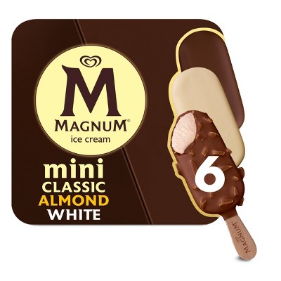 Magnum Classic/Almond/White Assorted Mini Ice Cream Bars- 6ct