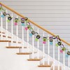 Big Dot of Happiness 80's Retro - 90 Chain Links and 30 Paper Tassels Decoration Kit - Totally 1980s Party Paper Chains Garland - 21 feet - 2 of 4