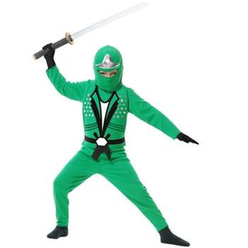 Charades Boy's Green Ninja Avenger Series II Costume