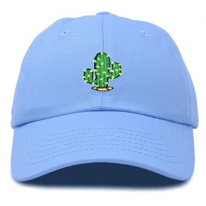 Dalix Cactus Embroidered Cap Cotton Succulent Baseball Hat Plant Adjustable Womens - 1 of 4