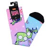 Invader Zim Mens' Gir Space Men's Athletic Mid-Calf Crew Socks - 4 of 4