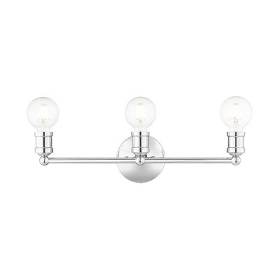 Livex Lighting Lansdale 3 - Light Vanity in  Polished Chrome