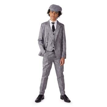 Suitmeister Boys Party Suit - 20's Gangster Grey