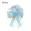 Unique Bargains Christmas Wedding Car Basket Gift Wrapping Large Organza Pull Bow 20 Pcs - 3 of 4