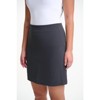 Lafidi Women's High-Rise Mini Skirt – A-Line Tailored Fit with Back Zipper, Fully Lined Woven Fabric - 4 of 4