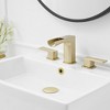 BWE Waterfall 8 in. Widespread Double-Handle Bath Faucet Set 3-Holes Vanity Sink with Metal Drain - 2 of 4