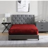 Swift Home | Flannel Plush 1-Piece Fitted Sheet - 3 of 4